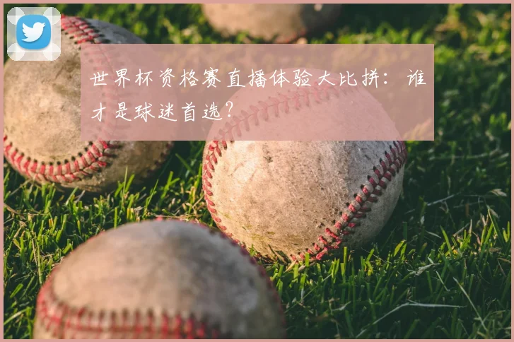 世界杯资格赛直播体验大比拼：谁才是球迷首选？
